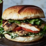 Grilled Chicken Sandwich With Caesar-ish Dressing