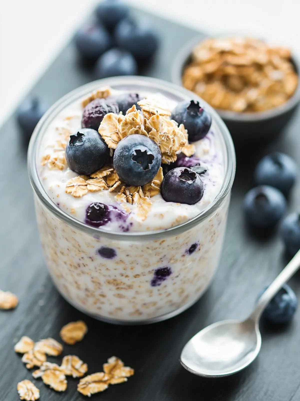 Blueberry Cheesecake Overnight Oats for a Blissful Morning Treat 3 Blueberry Cheesecake Overnight Oats