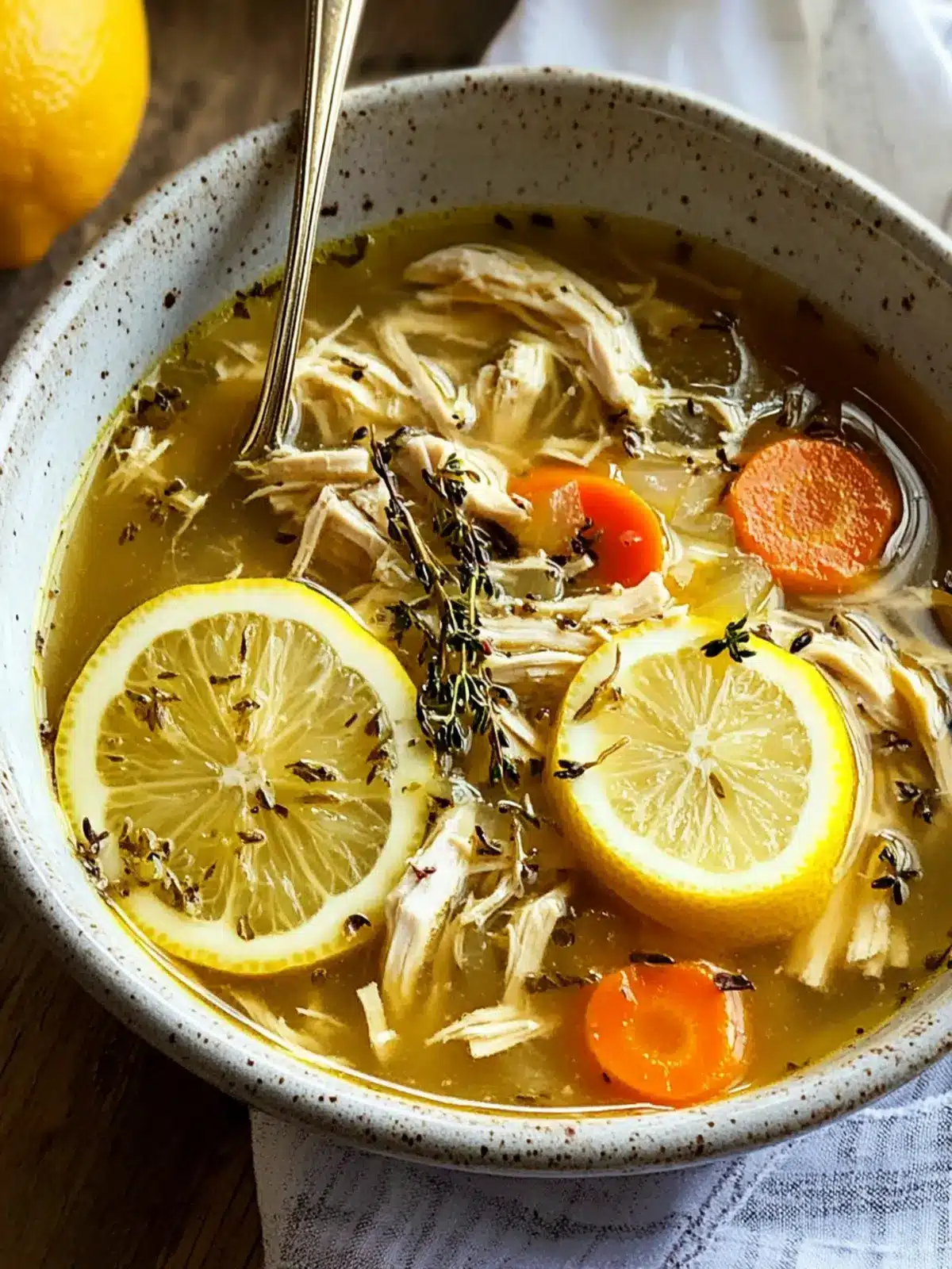 Crockpot Chicken Lemon Soup: A High-Protein Cozy Delight 2 Crockpot Chicken Lemon Soup
