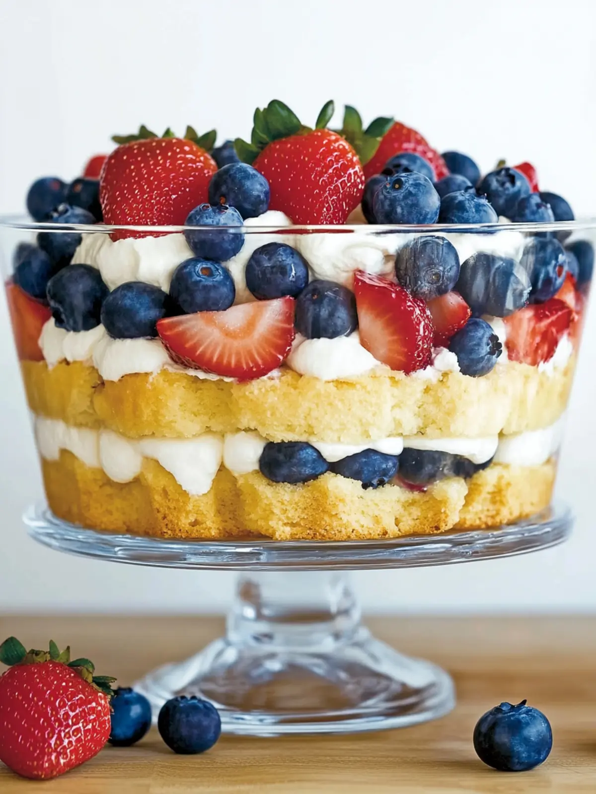 Blueberry Strawberry Shortcake: A Layered Family Dream Dessert 4 Blueberry Strawberry Shortcake - A Family-Sized, Layered Take on the Classic