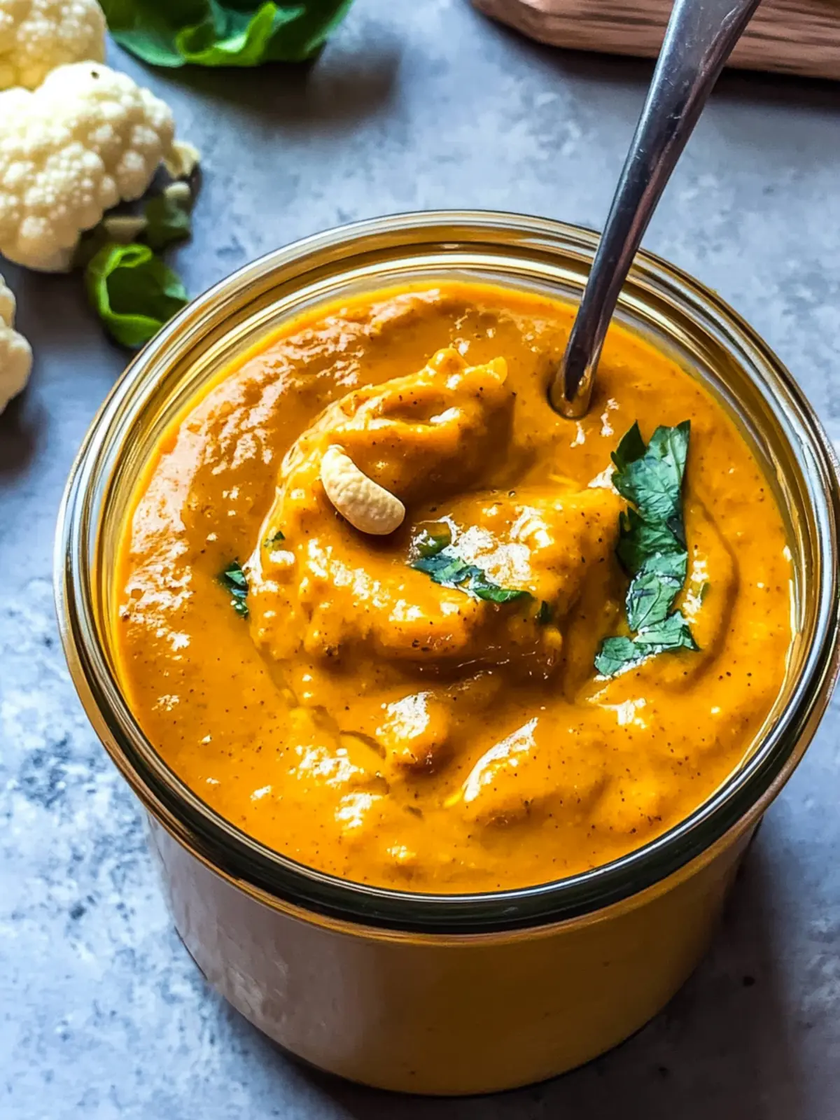 Instant Pot Vegan Pumpkin Vodka Sauce, with Cashews and Cauliflower