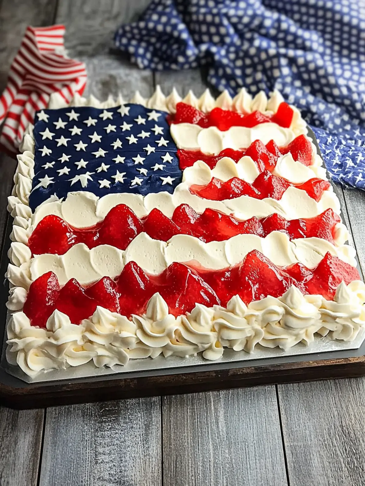 Delicious American Flag Cake for Your Summer Celebrations 5 American Flag Cake