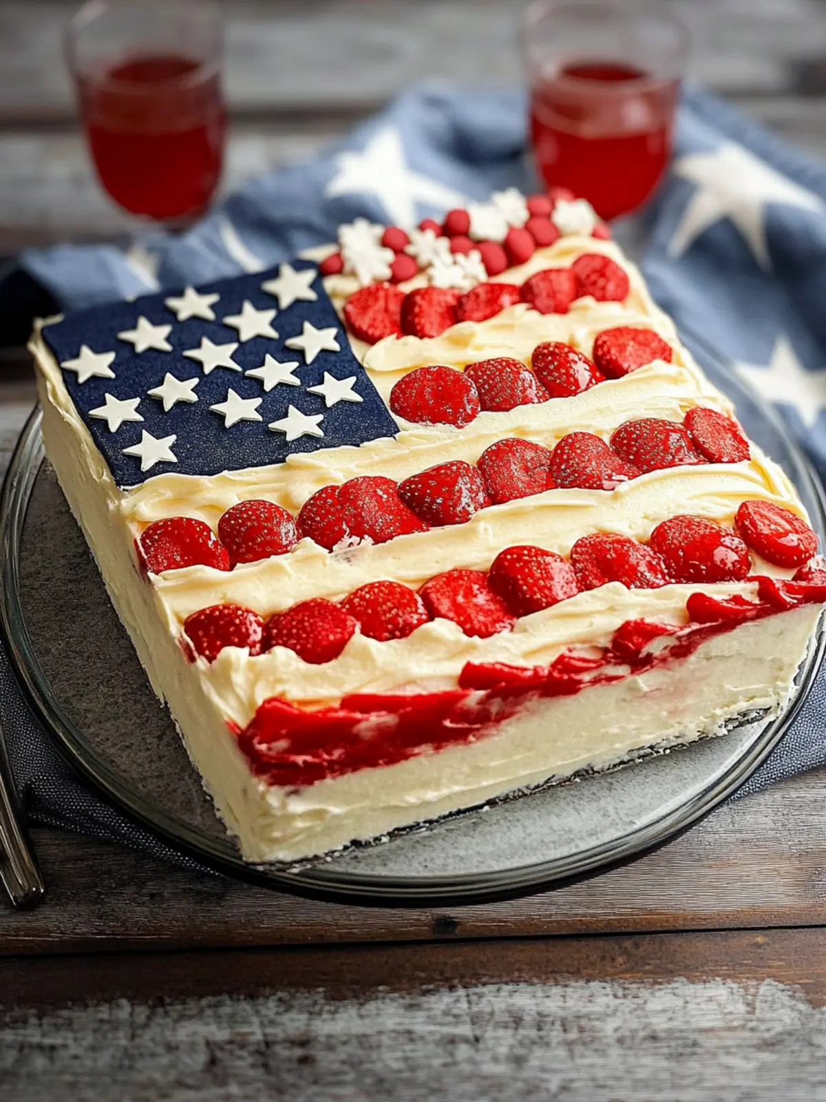 Ultimate American Flag Cake for Your Summer BBQ Fun 5 American Flag Cake