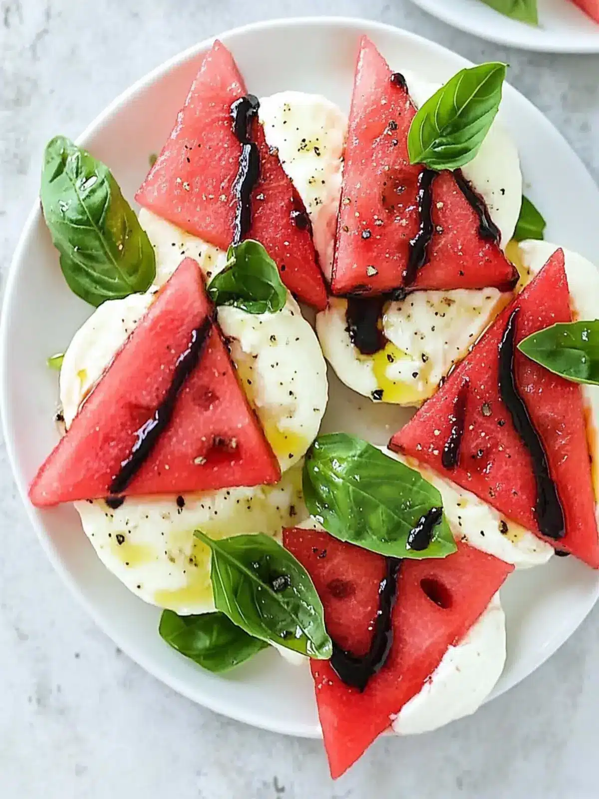 Watermelon Caprese Salad