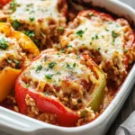 Easy Stuffed Pepper Casserole