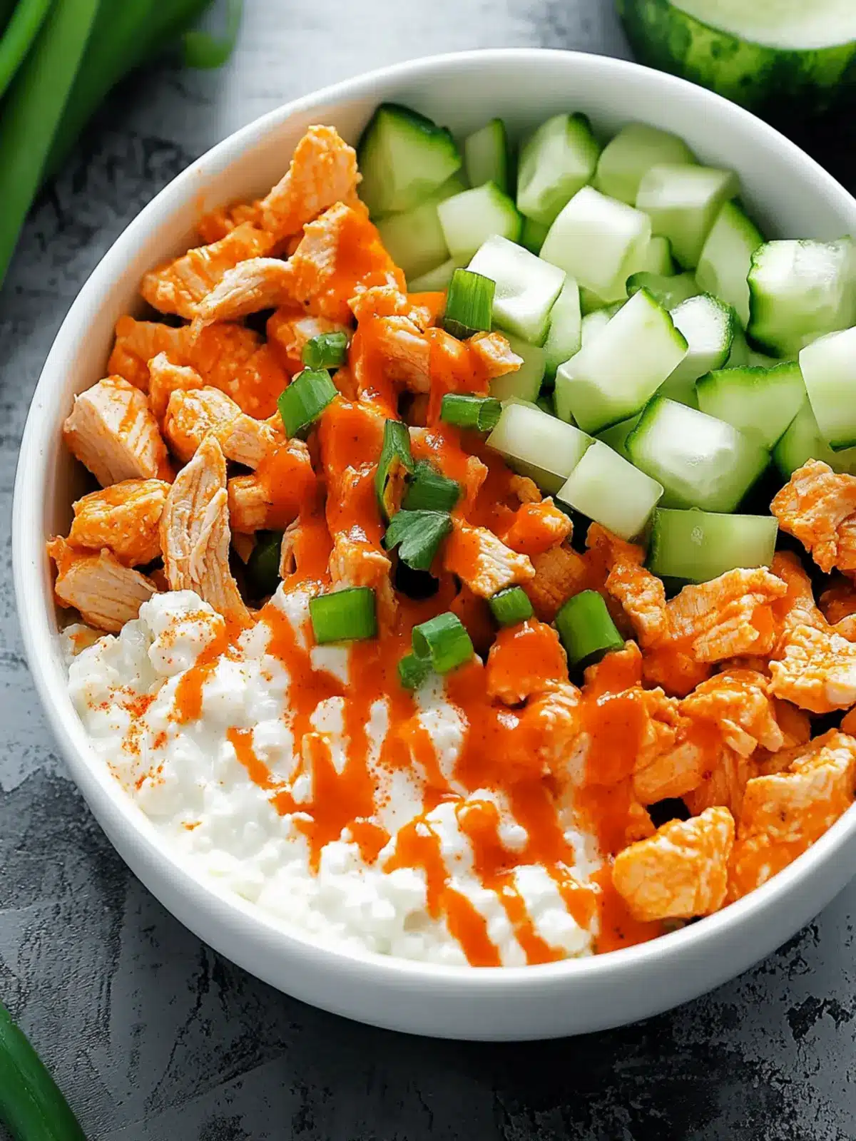 Zesty Buffalo Chicken Cottage Cheese Bowl Recipe You’ll Love 4 Buffalo Chicken Cottage Cheese Bowl