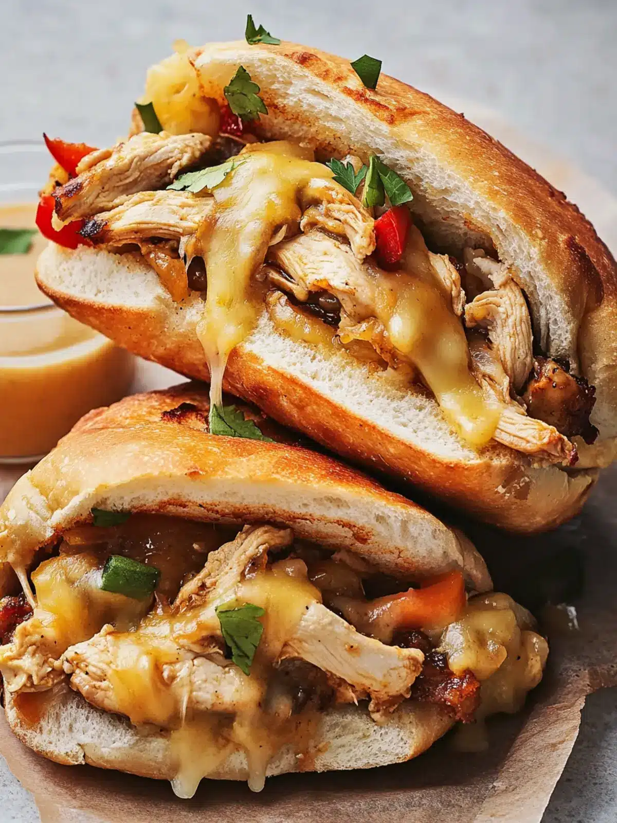 Chicken Cheesesteaks