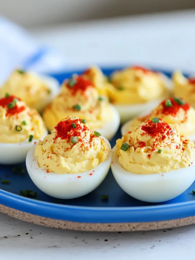 4th of July Deviled Eggs