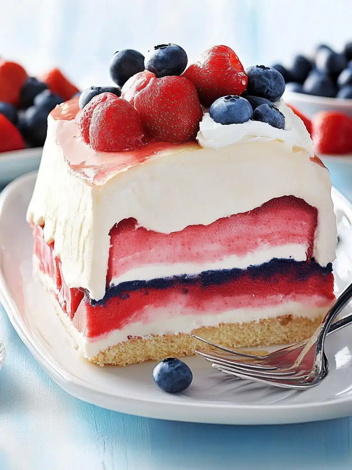 Red, White ‘n’ Blue Torte