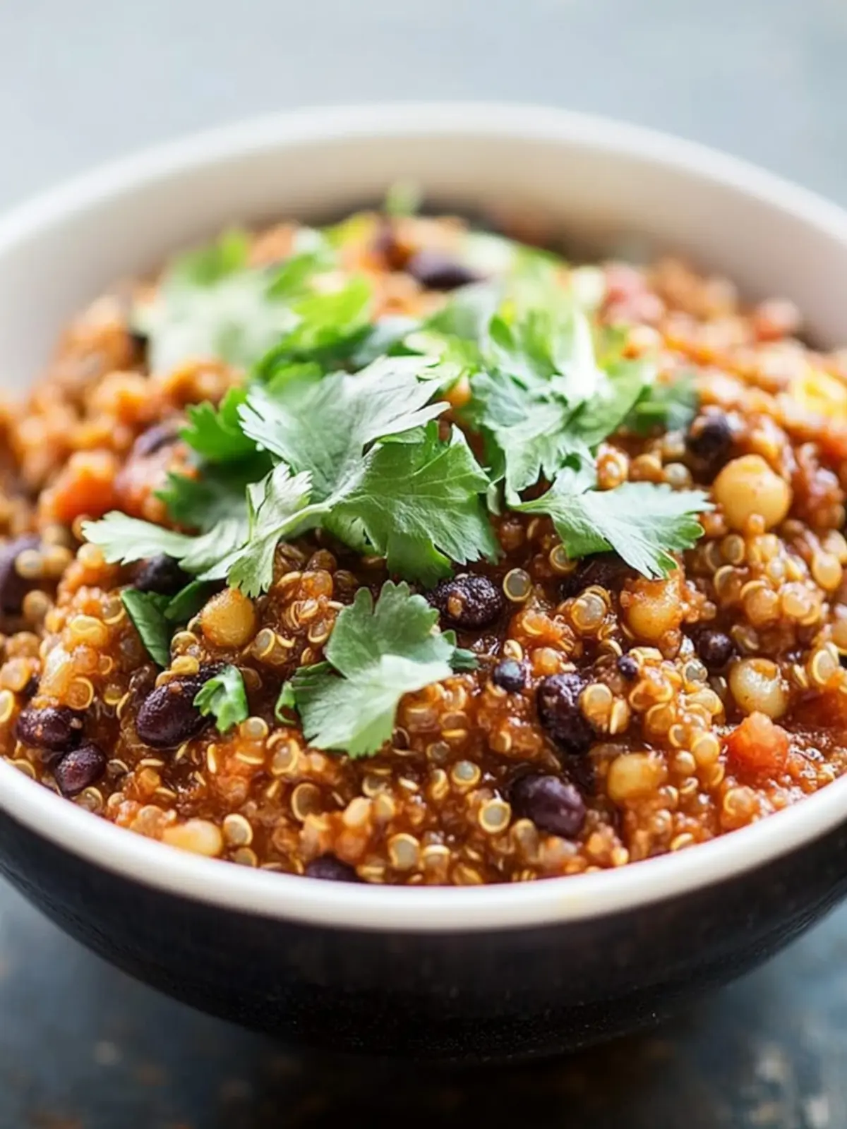 Hearty Easy Vegetarian Quinoa Chili With Lentils Recipe 2 Easy Vegetarian Quinoa Chili With Lentils Recipe