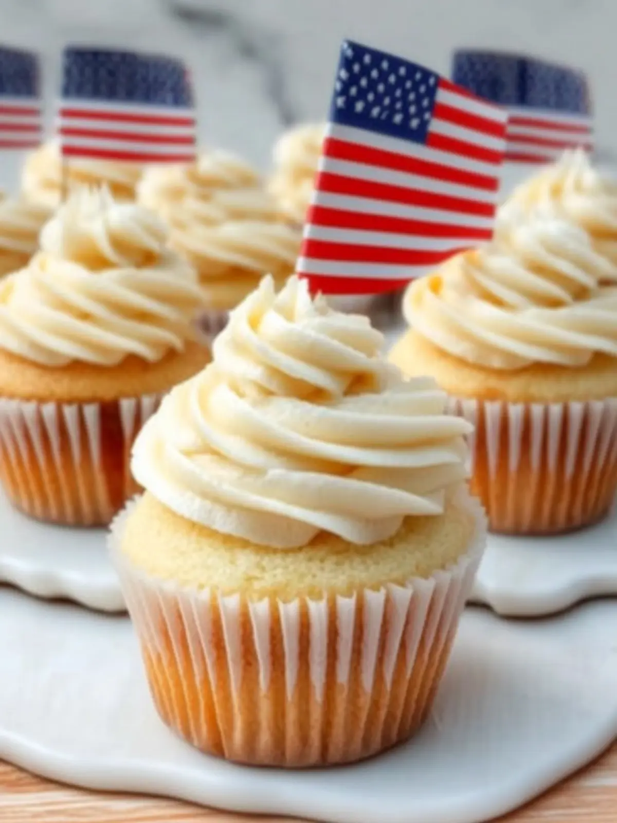 All American Vanilla Vegan Cupcakes