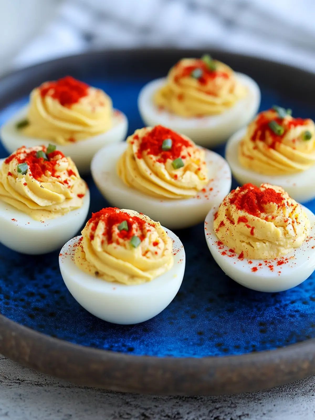 4th of July Deviled Eggs
