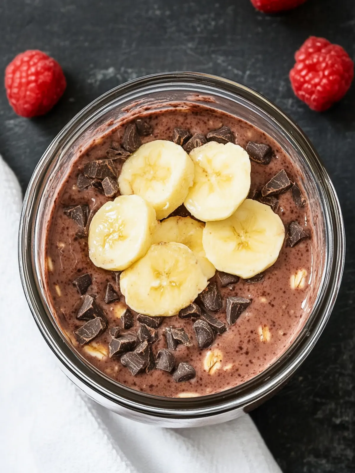 Chocolate Protein Overnight Oats Bliss for Busy Mornings 2 Chocolate Protein Overnight Oats
