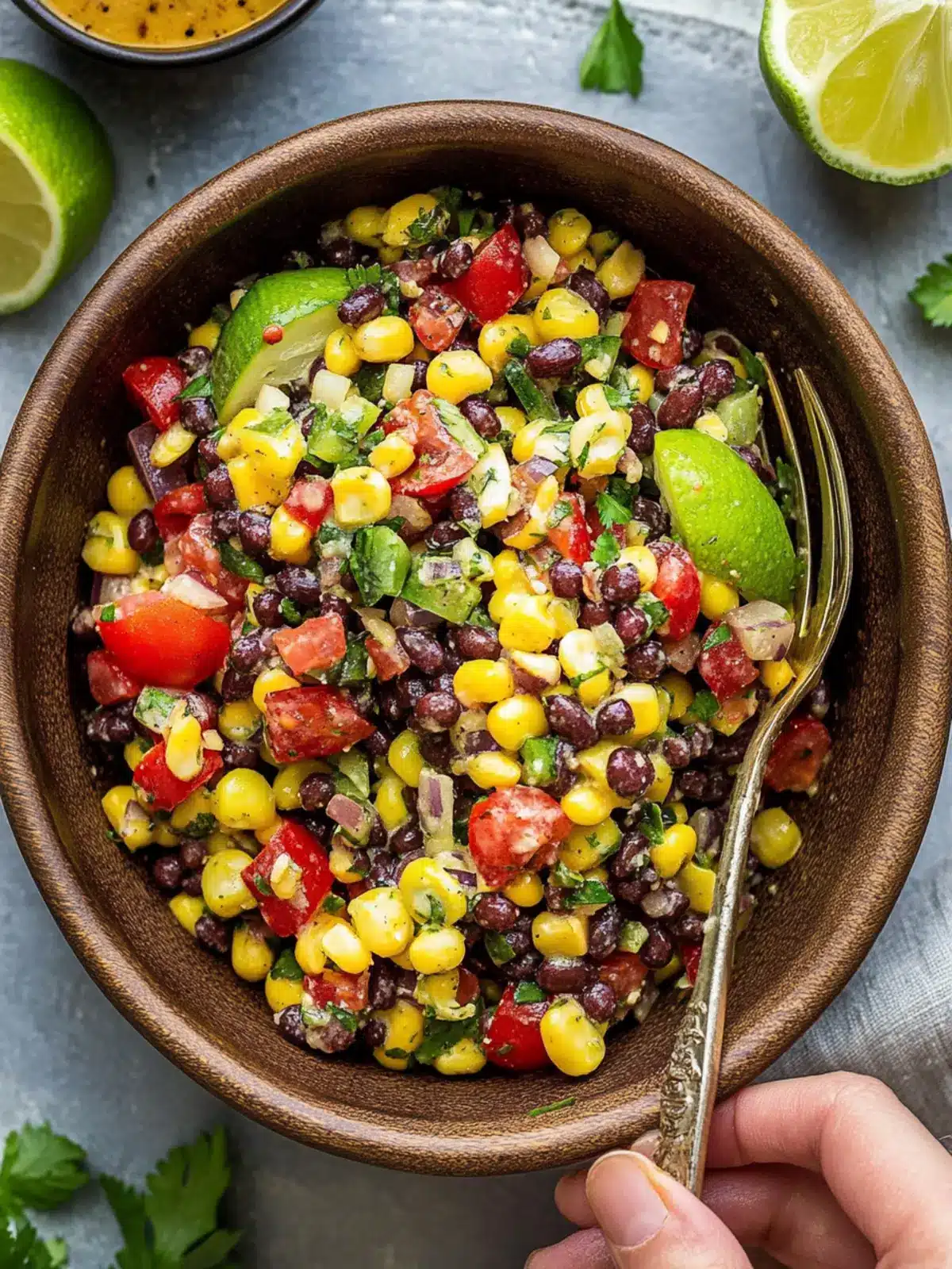 Cowboy Caviar With Italian Dressing
