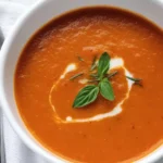 Creamy Tomato Tarragon Soup Ready in 20 Minutes 8 Tomato Tarragon Soup
