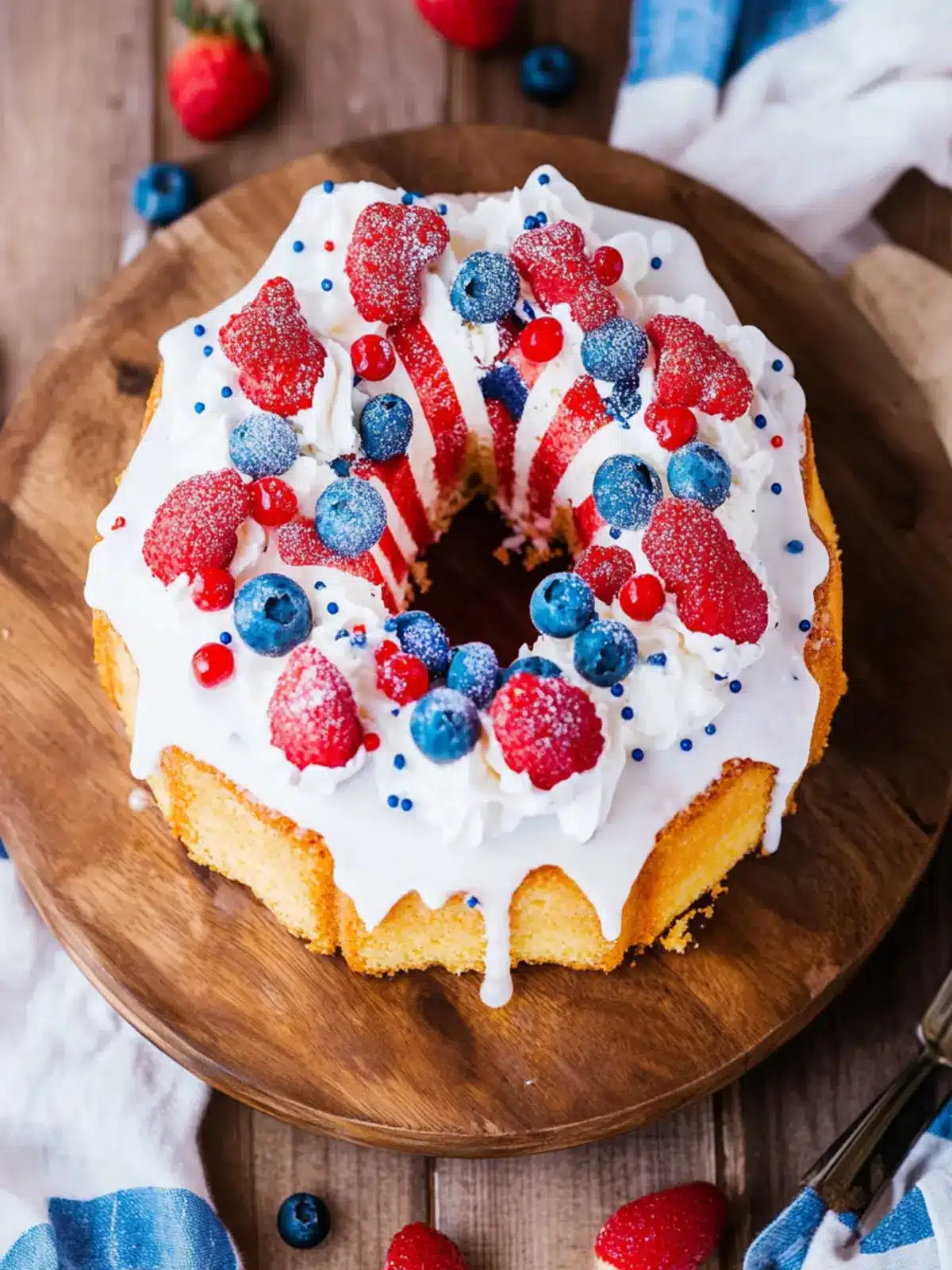 Delicious 4th of July Cake: Celebrate with Funfetti Joy 3 4th of July Cake