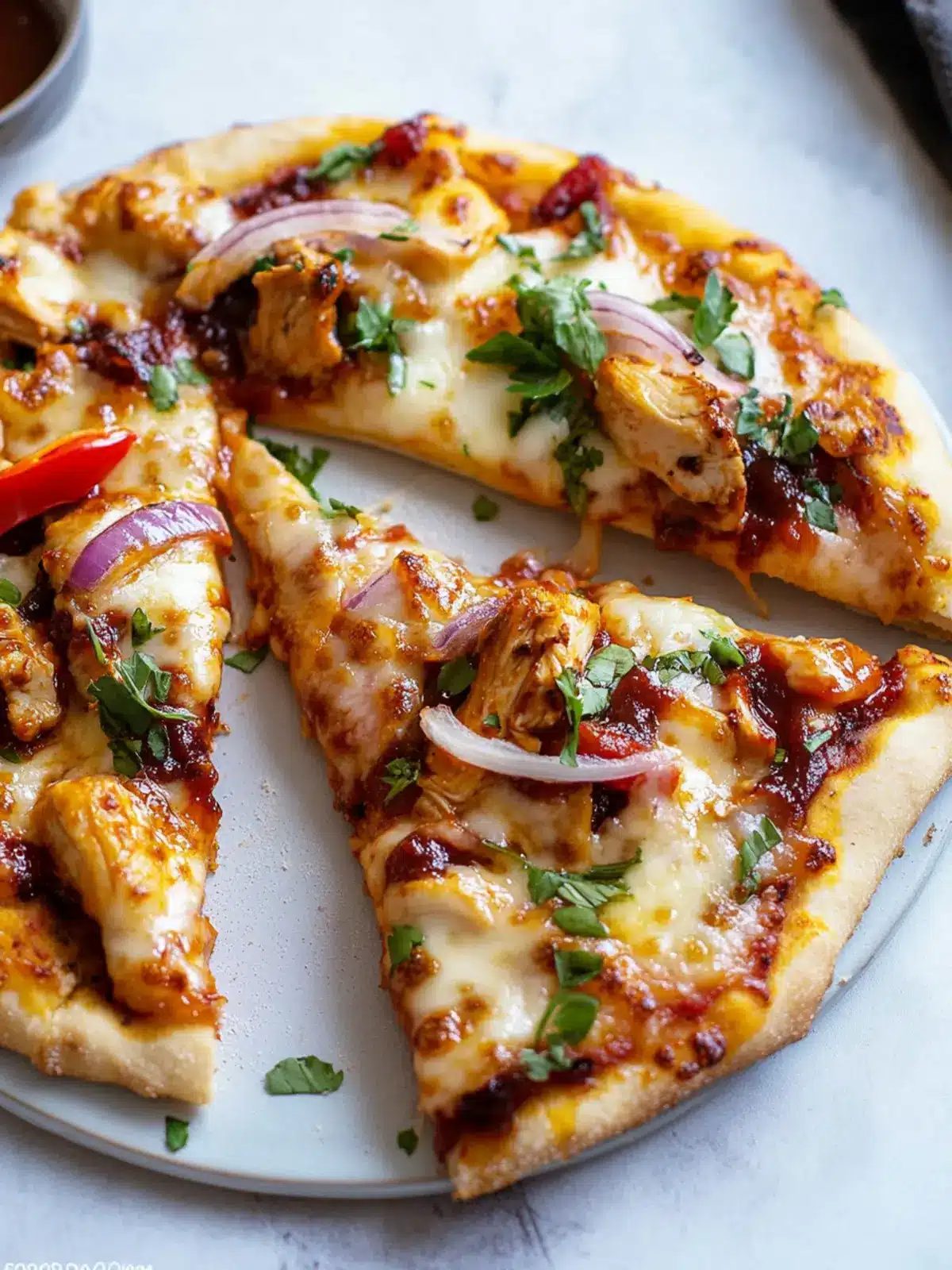 BEST BBQ CHICKEN PIZZA