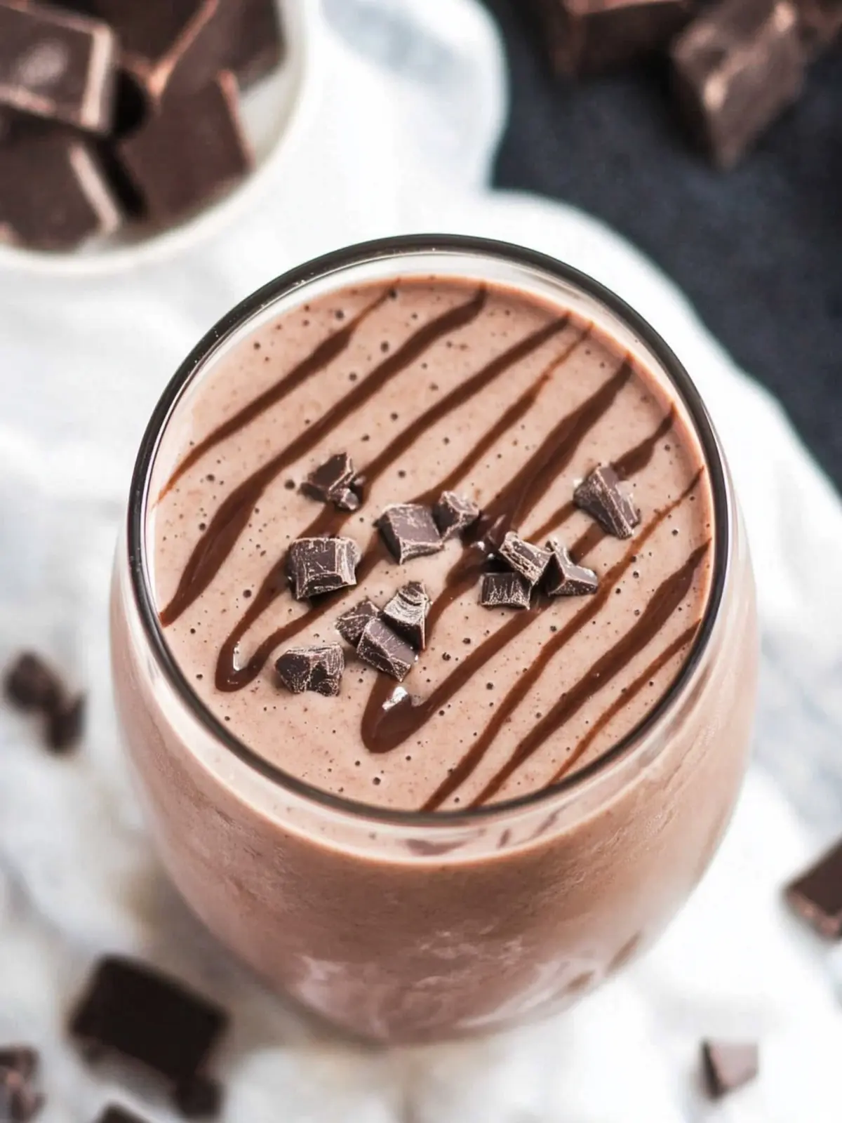 Healthy Chocolate Milkshake