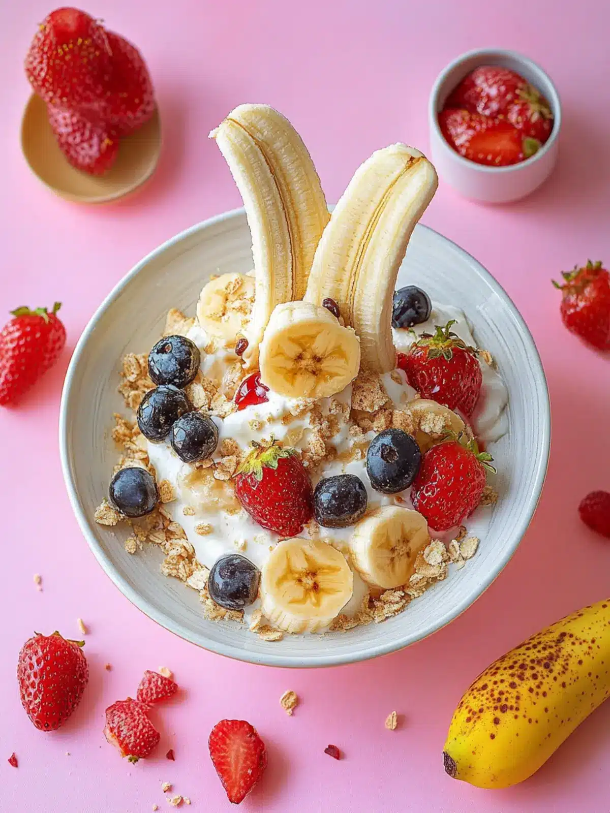 Banana Split Reinvented: Healthy Greek Yogurt Delight 2 Banana Split