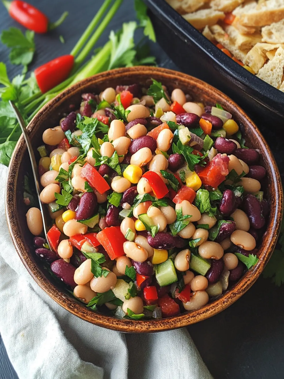 Delicious Four Bean Salad: Quick, Easy & Potluck Perfect 2 Four Bean Salad
