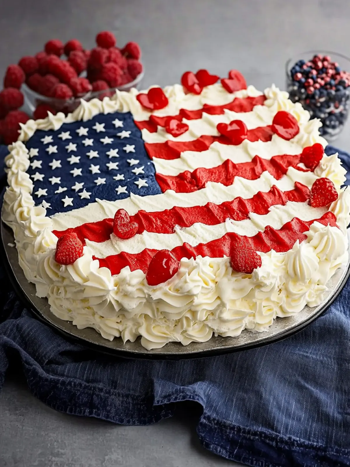 Delicious American Flag Cake for Your Summer Celebrations 4 American Flag Cake