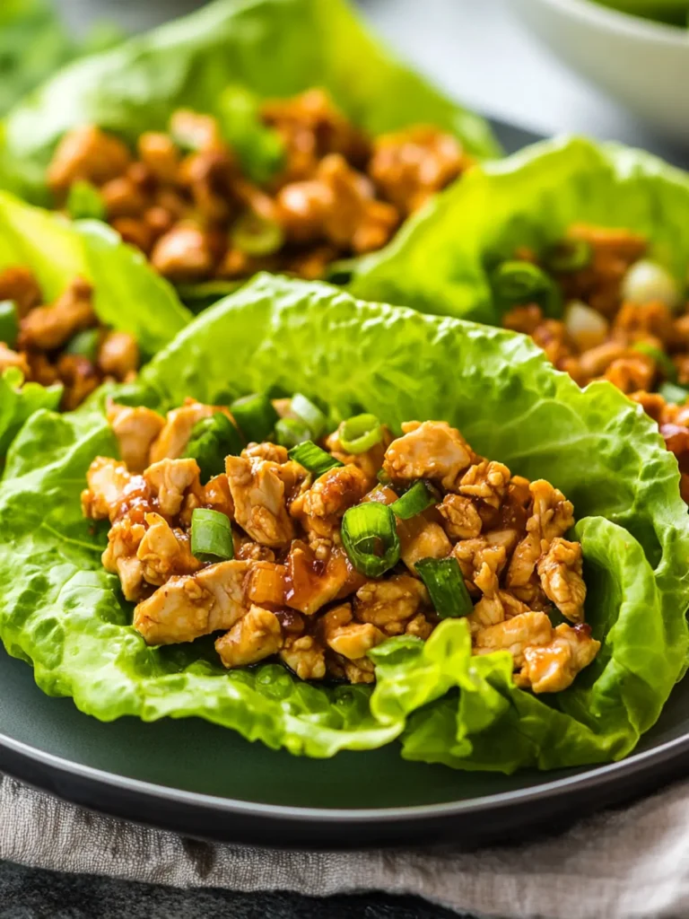 Copycat PF Changs Chicken Lettuce Wraps
