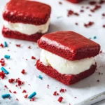 Red Velvet Ice Cream Sandwiches