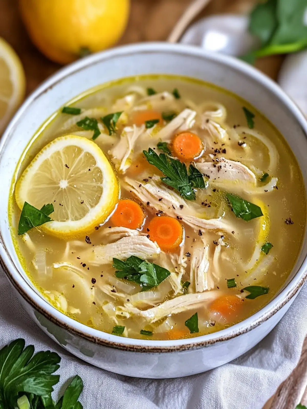 Hearty Slow Cooker Greek Lemon Chicken Soup for Cozy Nights 5 Slow Cooker Greek Lemon Chicken Soup