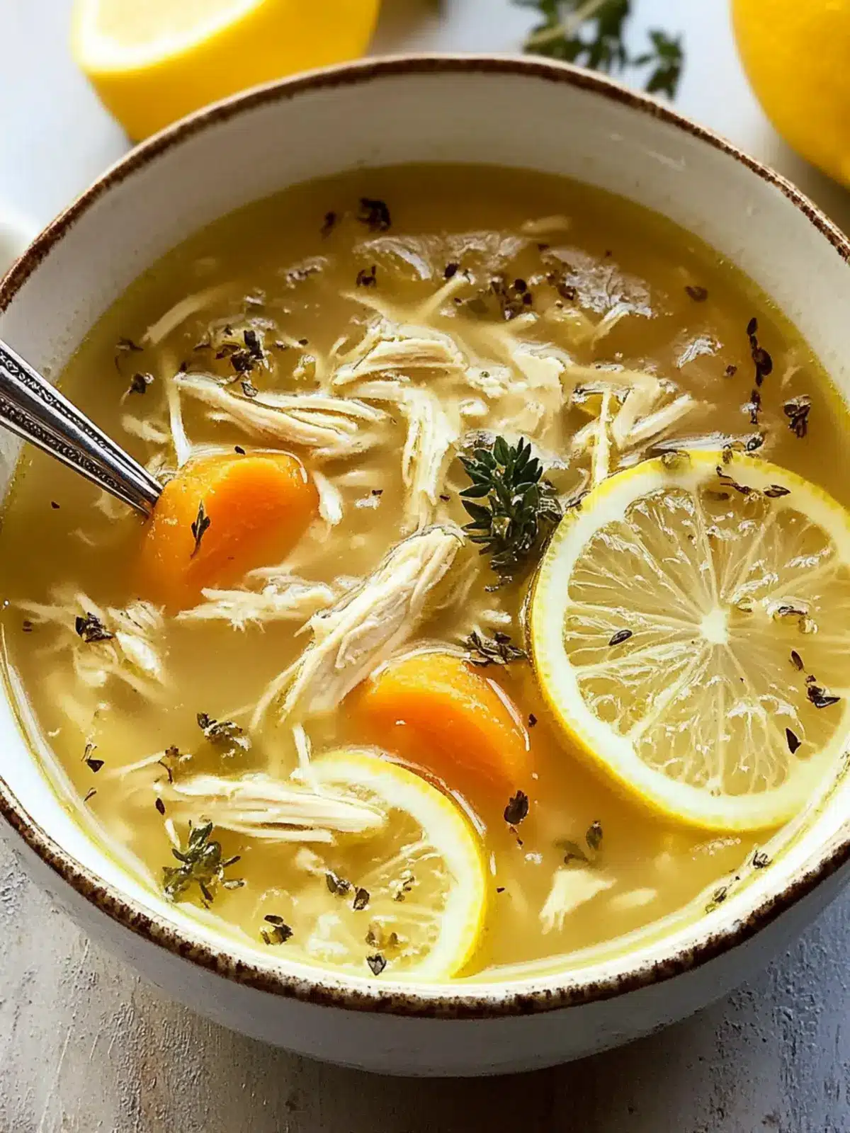 Crockpot Chicken Lemon Soup: Effortless High-Protein Comfort 2 Crockpot Chicken Lemon Soup