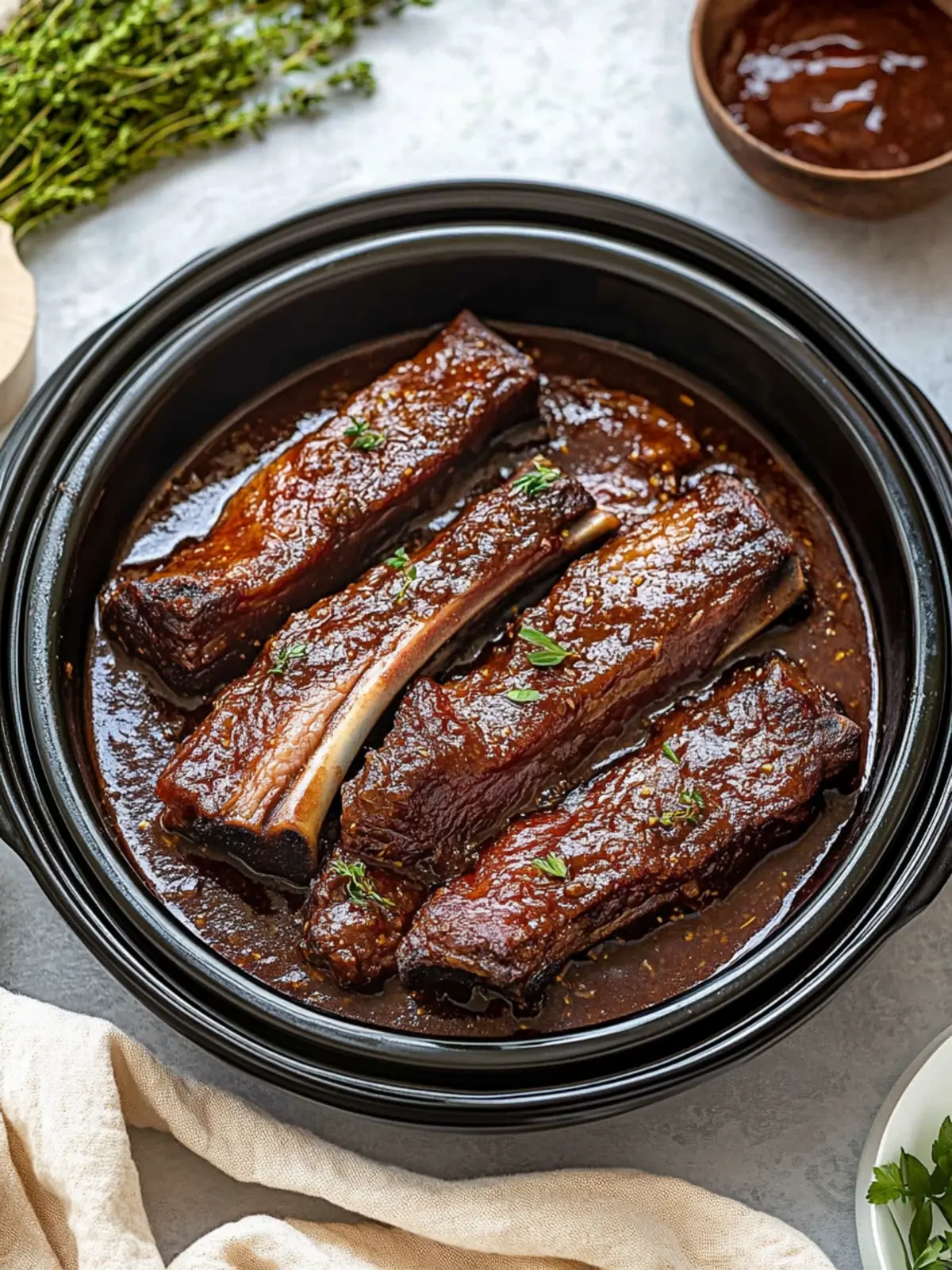 Slow Cooker Boneless Beef Short Ribs That Melt in Your Mouth 3 Slow Cooker Boneless Beef Short Ribs
