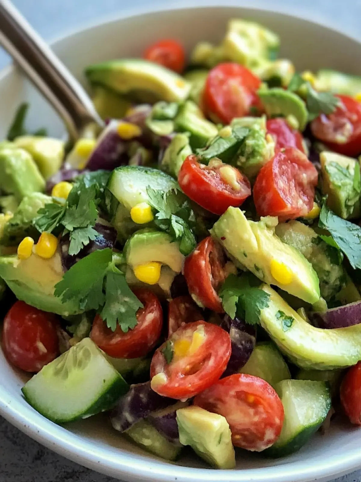 Cucumber Avocado Salad