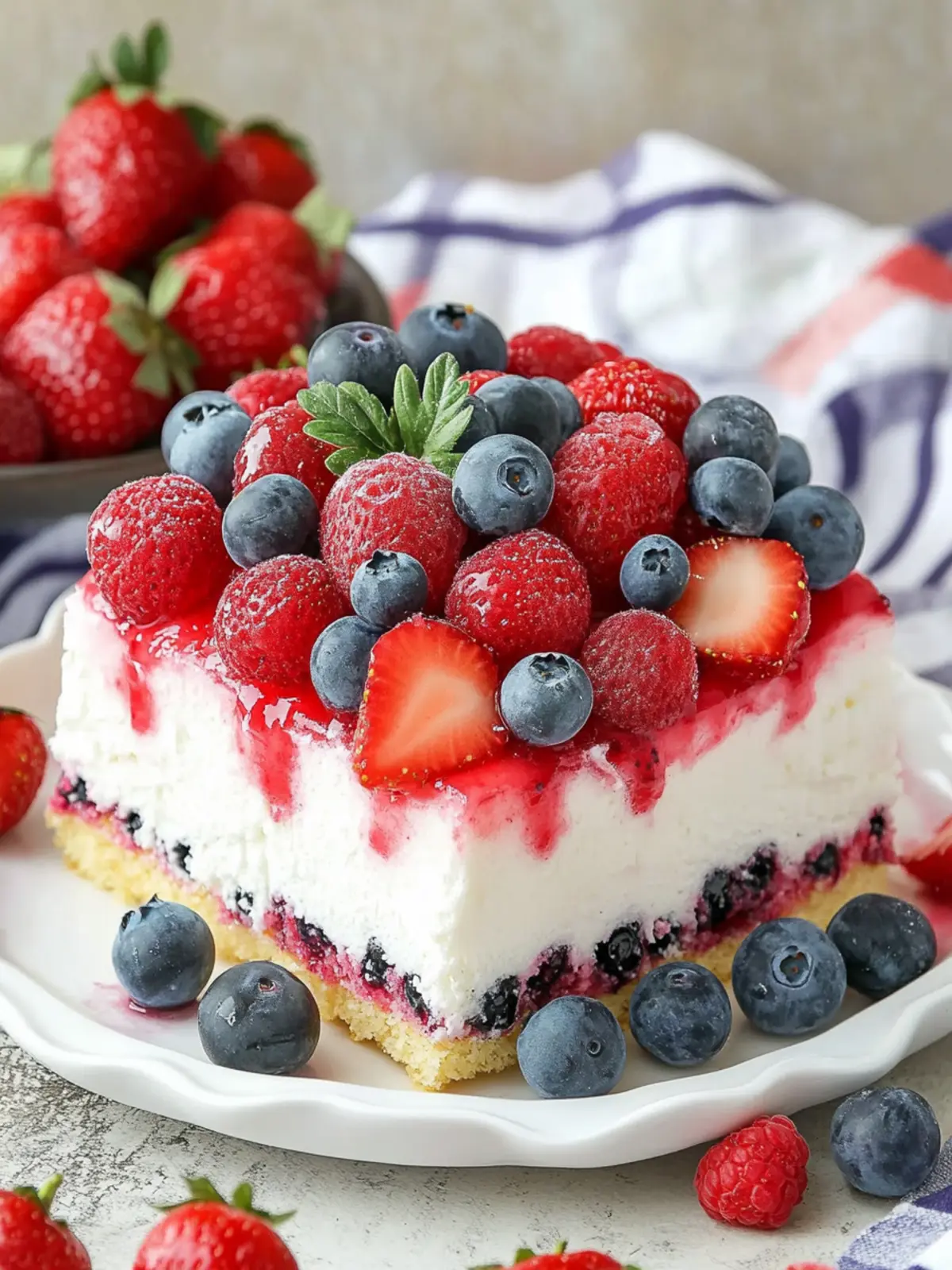 Berry Poke Cake