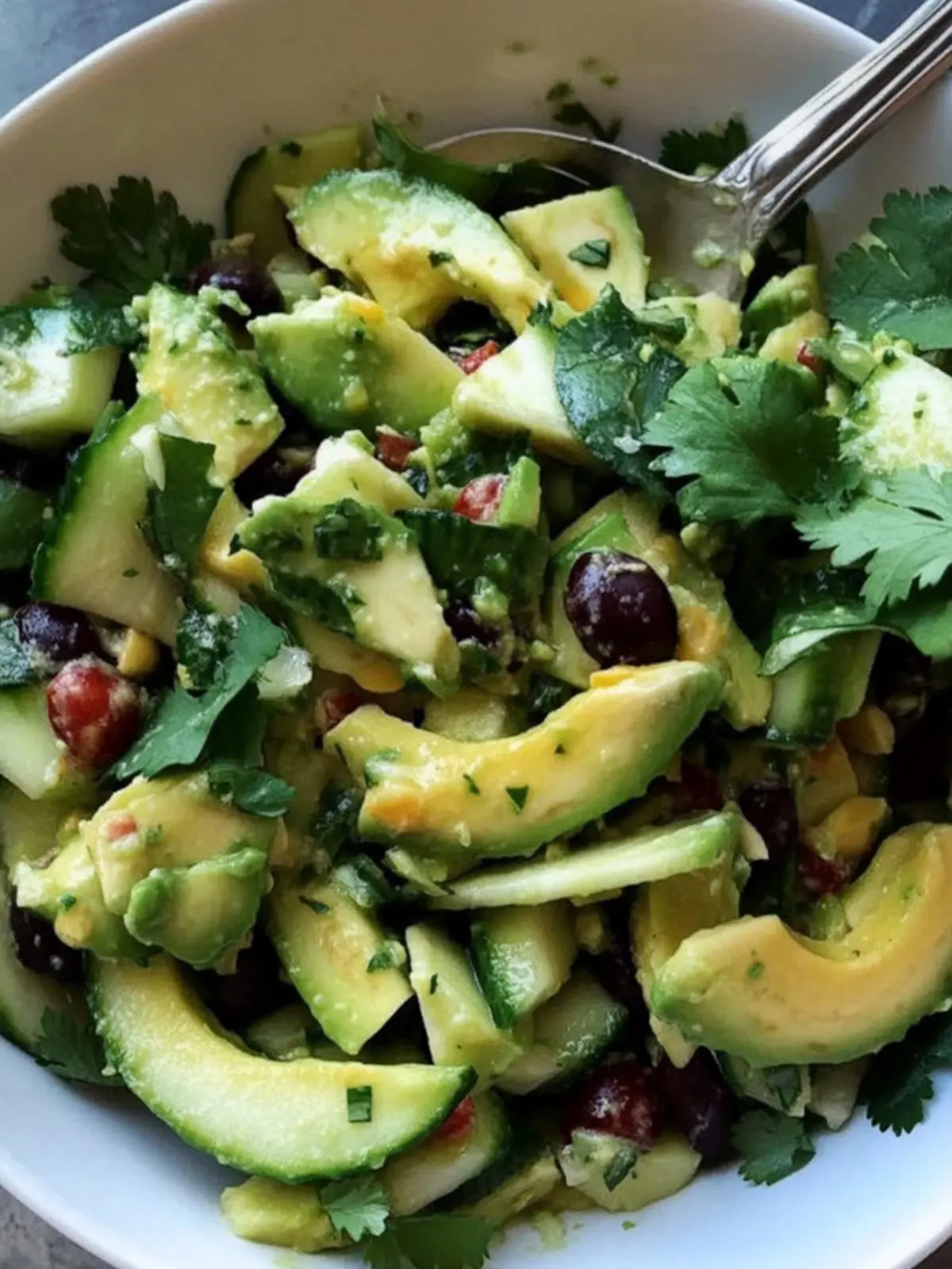 Cucumber Avocado Salad