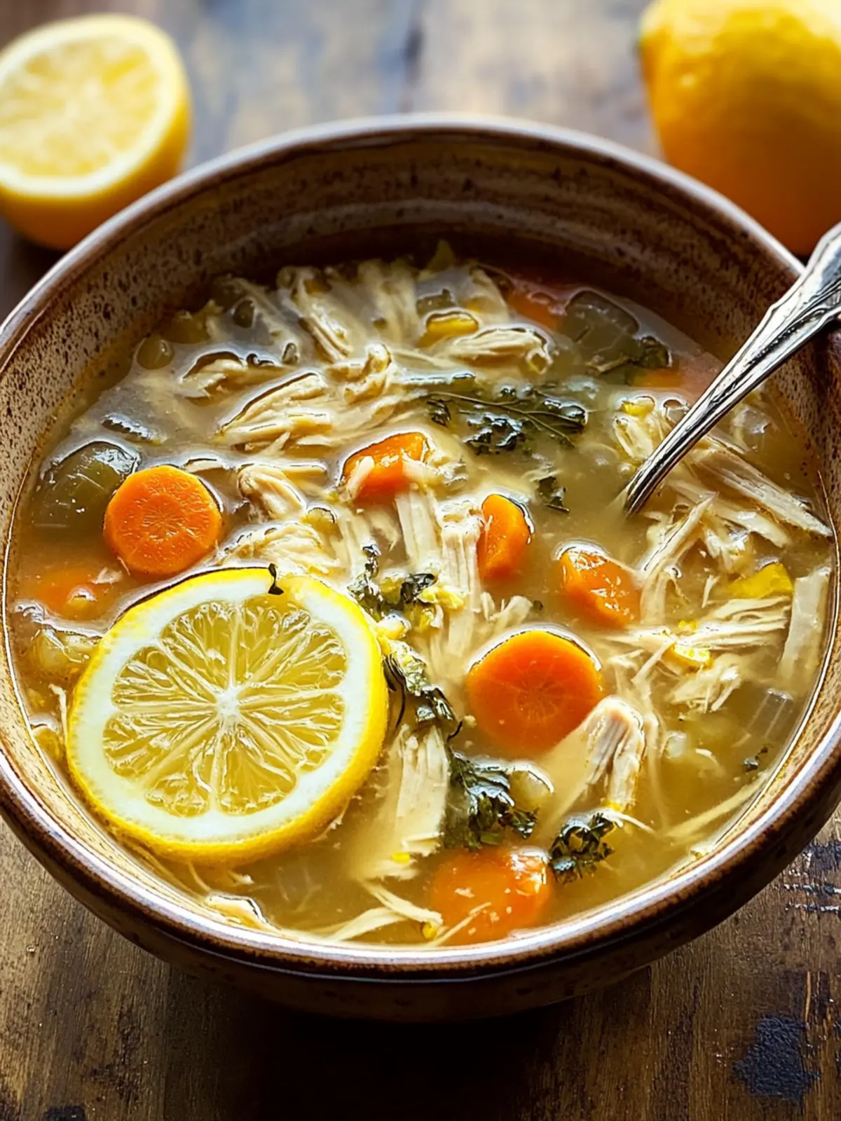 Crockpot Chicken Lemon Soup: A High-Protein Cozy Delight 4 Crockpot Chicken Lemon Soup
