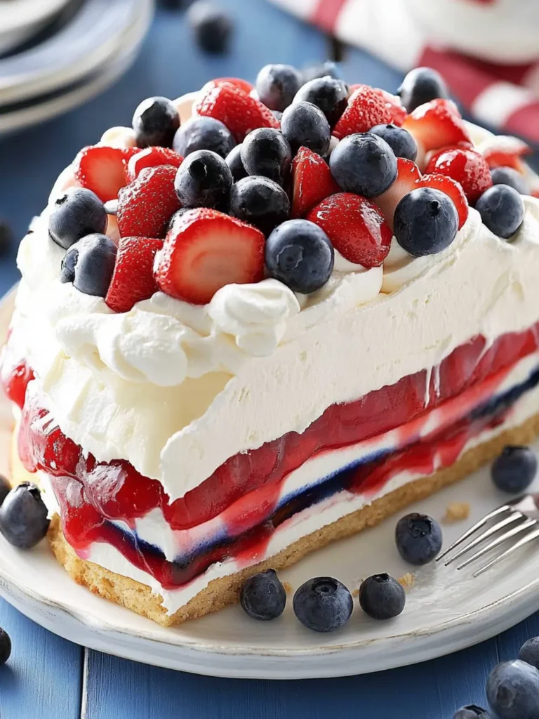 Red, White ‘n’ Blue Torte