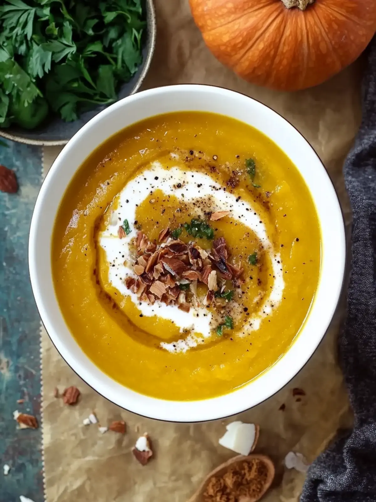 Creamy Roasted Butternut Squash Soup with Coconut Milk Bliss 4 Roasted Butternut Squash Soup with Coconut Milk