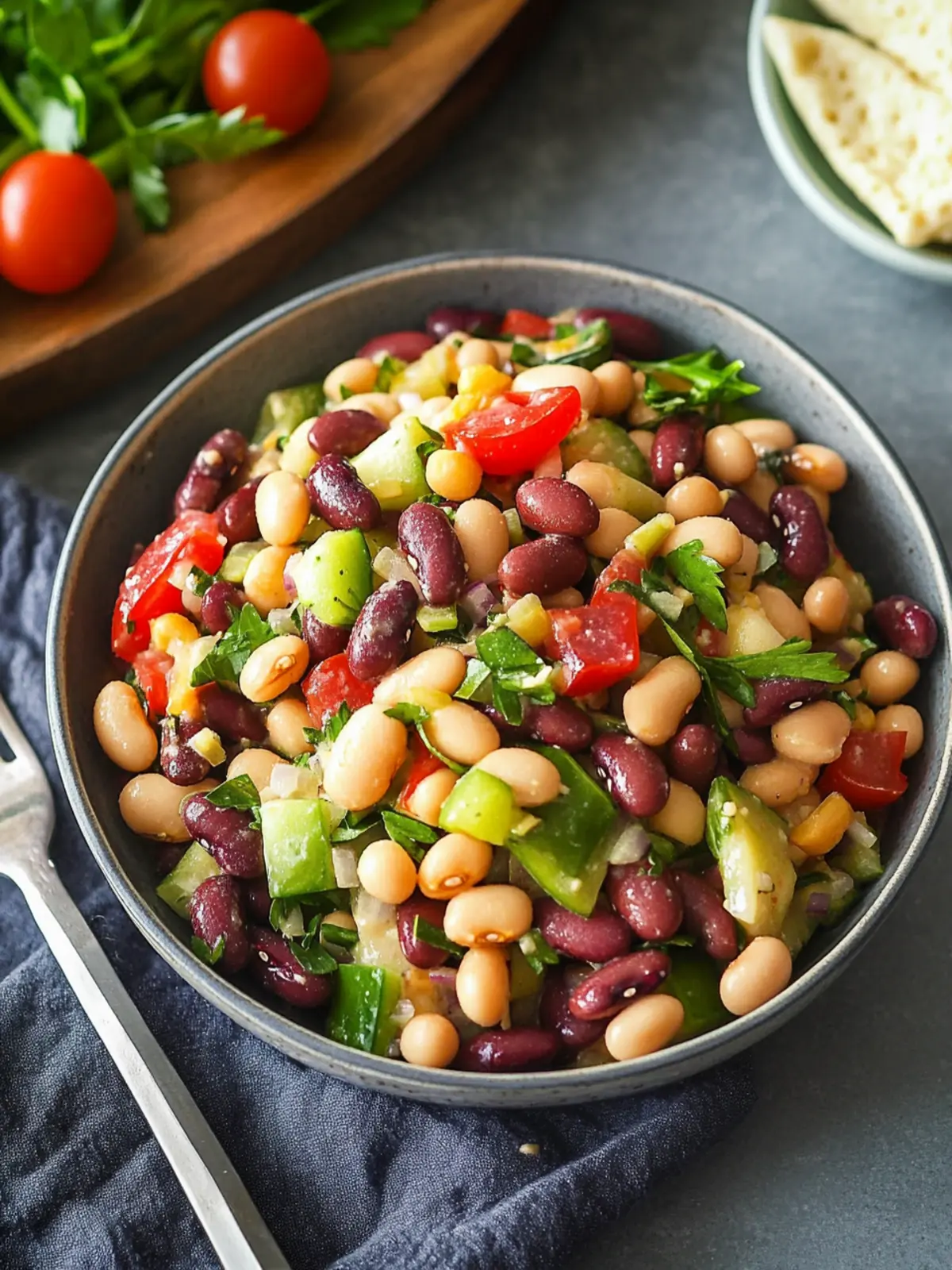 Delicious Four Bean Salad: Quick, Easy & Potluck Perfect 4 Four Bean Salad