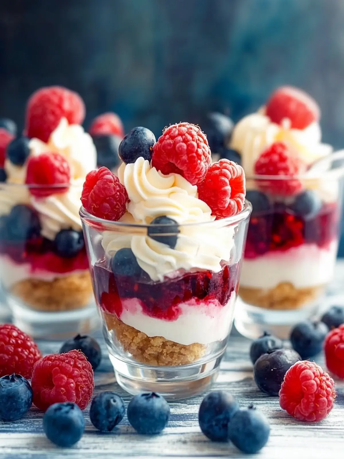 Delicious Berry Vanilla Cheesecake Parfaits for Summer Bliss 2 Berry Vanilla Cheesecake Parfaits