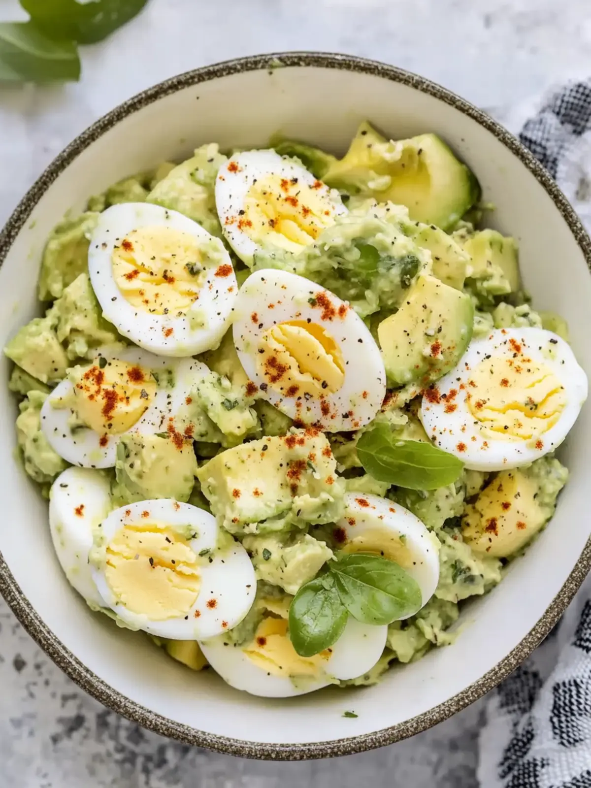 Creamy Avocado Egg Salad That's High-Protein and Guilt-Free 3 Avocado Egg Salad