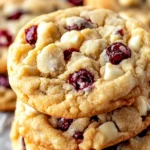 Chewy Cranberry White Chocolate Chip Cookies