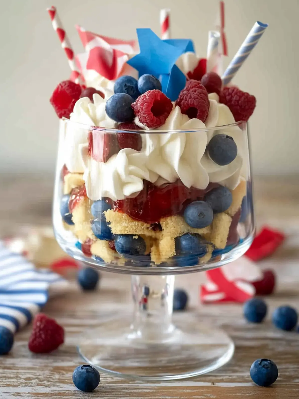 Easy Red White And Blue Trifle for a Festive No-Bake Treat 5 Easy Red White And Blue Trifle