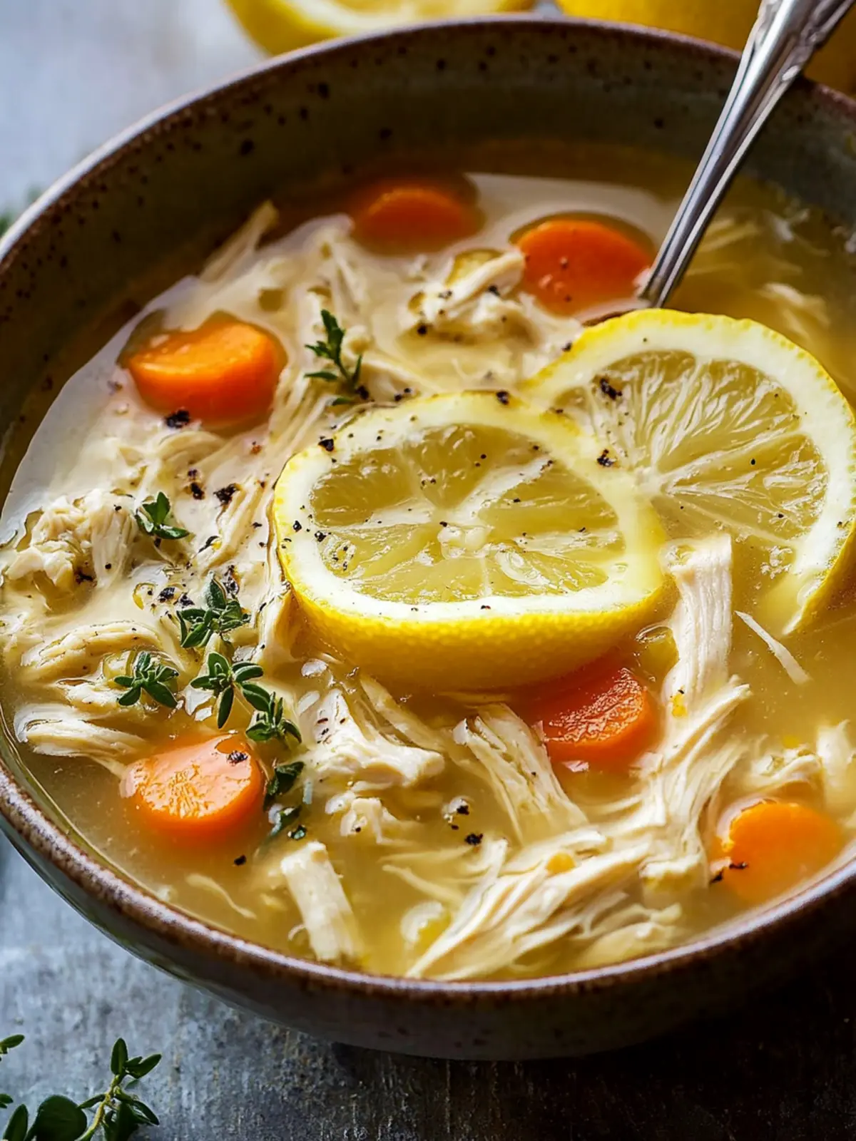 Crockpot Chicken Lemon Soup: Effortless High-Protein Comfort 4 Crockpot Chicken Lemon Soup