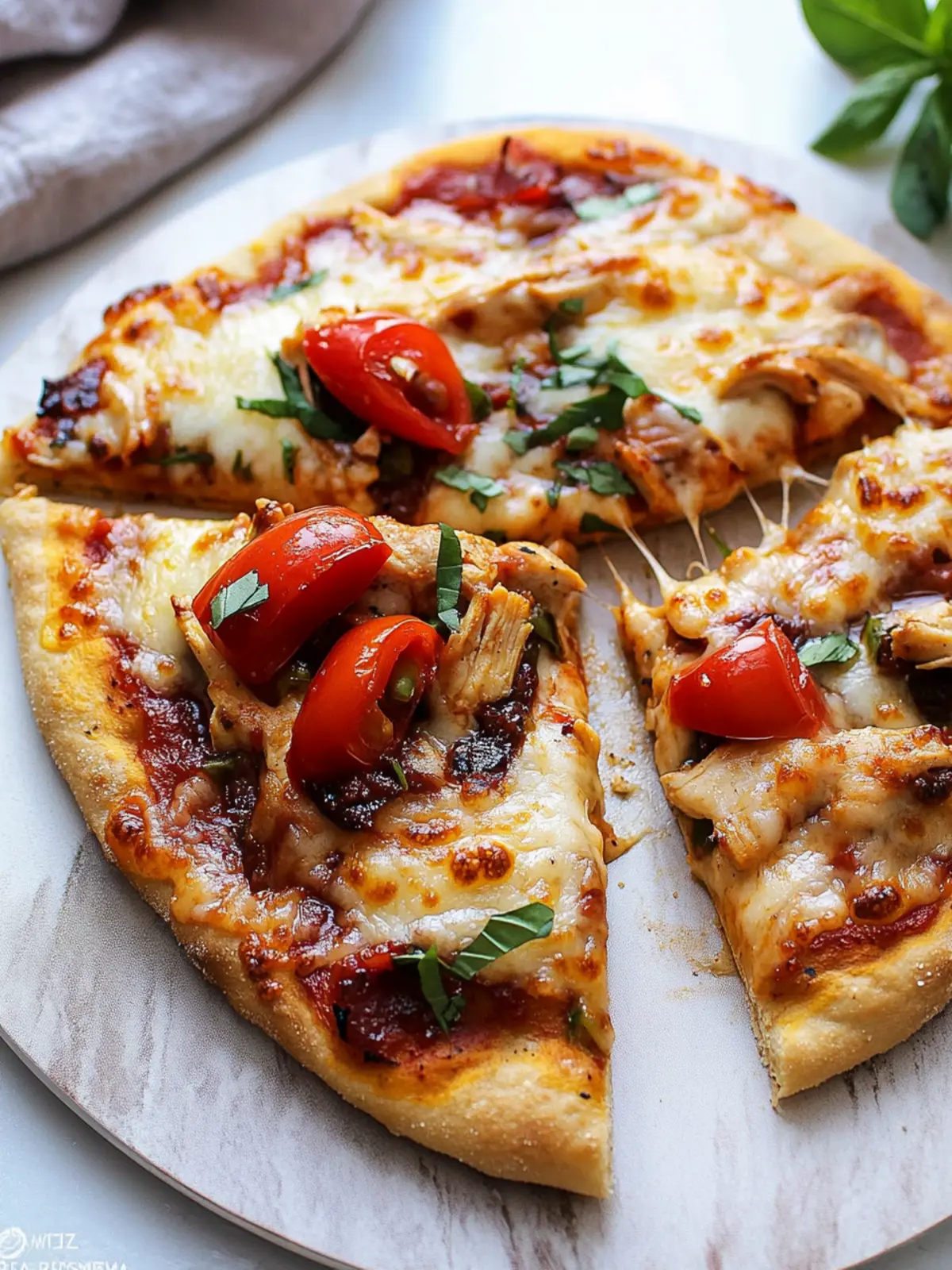 BEST BBQ CHICKEN PIZZA
