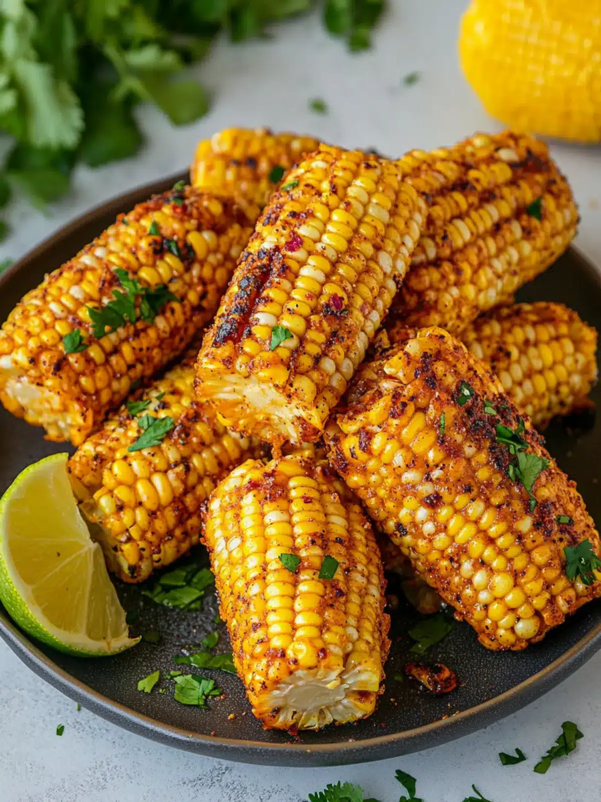 Copycat Wingstop Cajun Fried Corn (Easy Air Fryer Recipe)