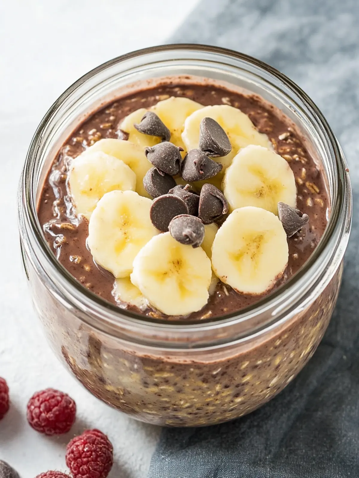 Chocolate Protein Overnight Oats Bliss for Busy Mornings 5 Chocolate Protein Overnight Oats