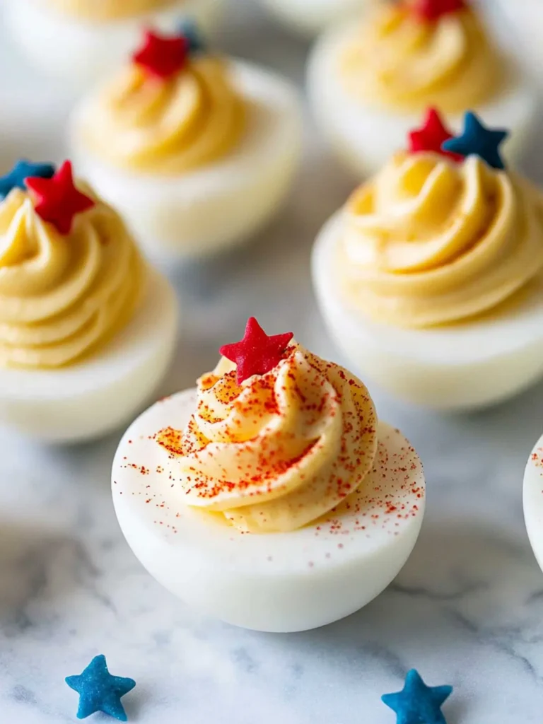 4th of July Deviled Eggs