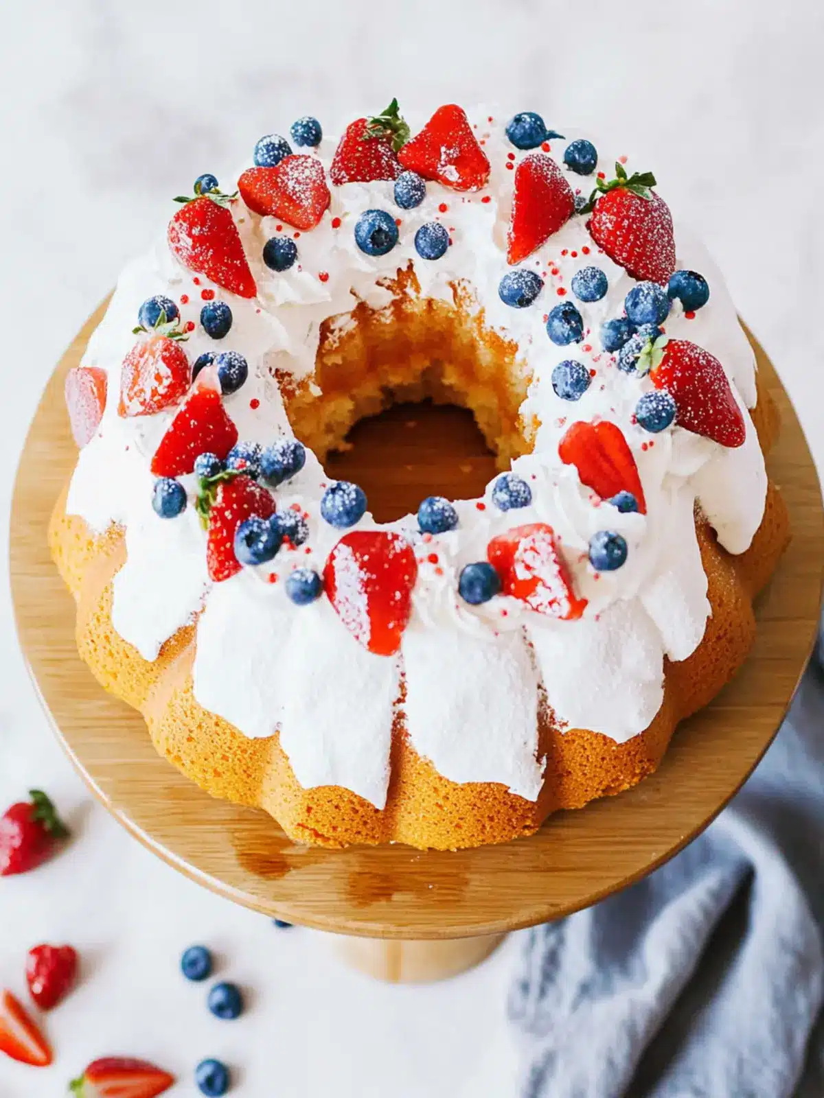 Delicious 4th of July Cake: Celebrate with Funfetti Joy 4 4th of July Cake