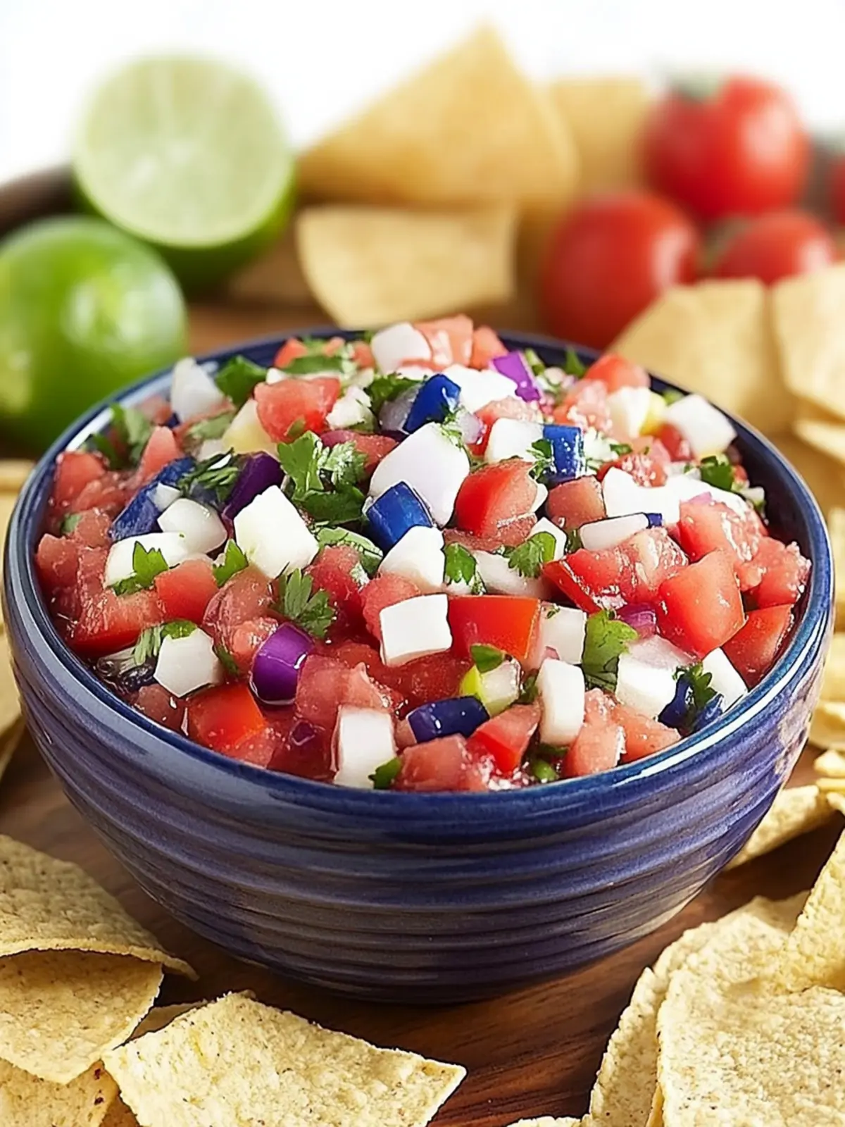 Fresh Red, White and Blue Salsa for Vibrant Summer Celebrations 5 Red, White and Blue Salsa