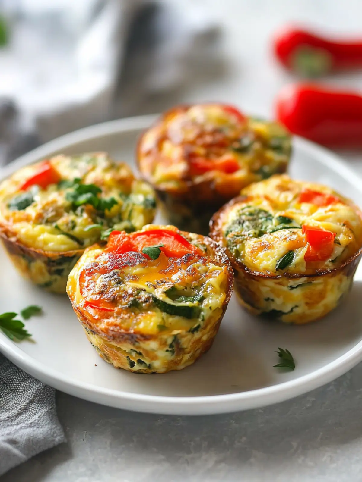 Egg Muffin Cups with Veggies for a Healthy Breakfast Boost 2 Egg Muffin Cups With Veggies