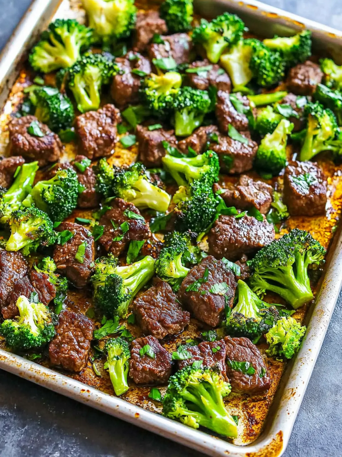 15-Minute Sheet Pan Beef and Broccoli: Fast, Healthy Delight 3 15-Minute Sheet Pan Beef and Broccoli